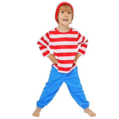 Wally Streifen Kostüm für Baby
