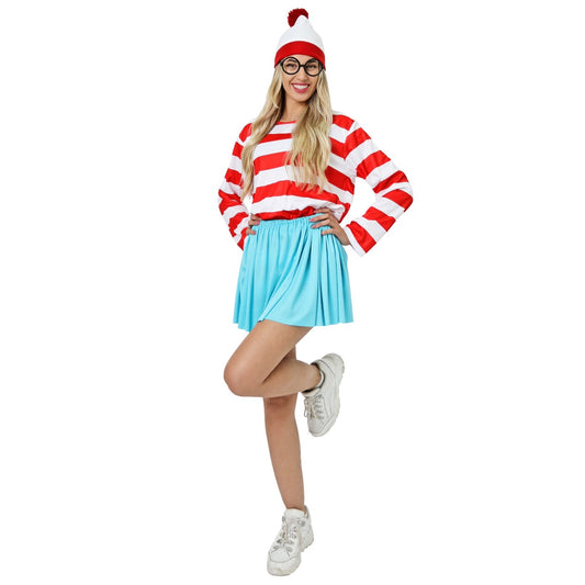 Wally Streifen-Kostüm für Damen