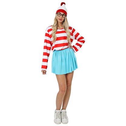 Wally Streifen-Kostüm für Damen