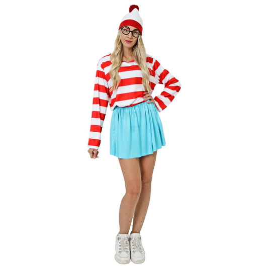 Wally Streifen-Kostüm für Damen