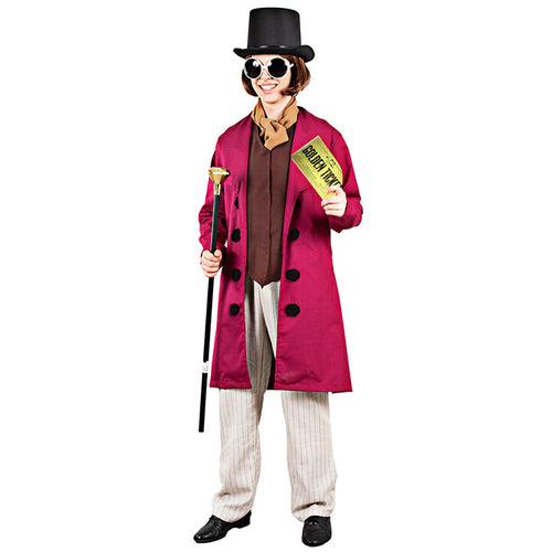 Willy Wonka Deluxe Kostüm für Karneval