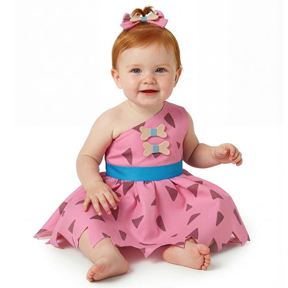 Wilma-Rosa-Kostüm für Babys