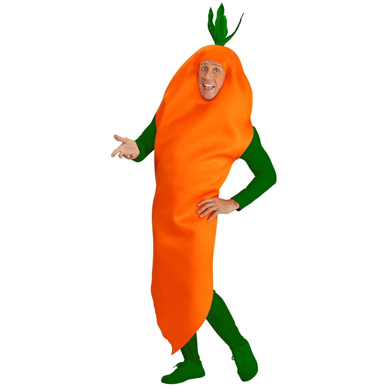 Orangen Karottenkostüm für Erwachsene
