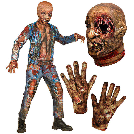 Blutiges Zombie-Kostüm für Jungen