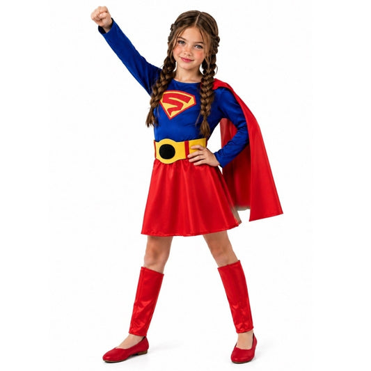 Supergirl Umhang Kostüm für Mädchen