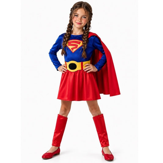 Supergirl Umhang Kostüm für Mädchen