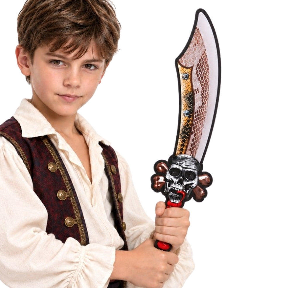 Piraten-Schwert mit Totenkopf
