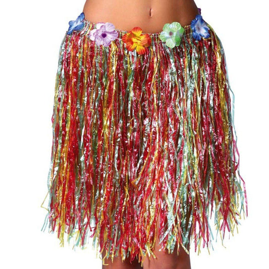 Hawaiianischer Multicolor-Minirock