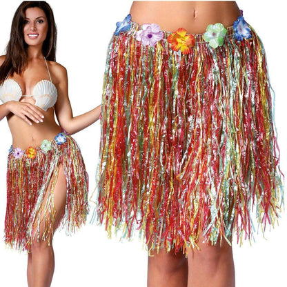 Hawaiianischer Multicolor-Minirock
