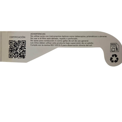 Zertifizierte Sonnenfinsternisbrille
