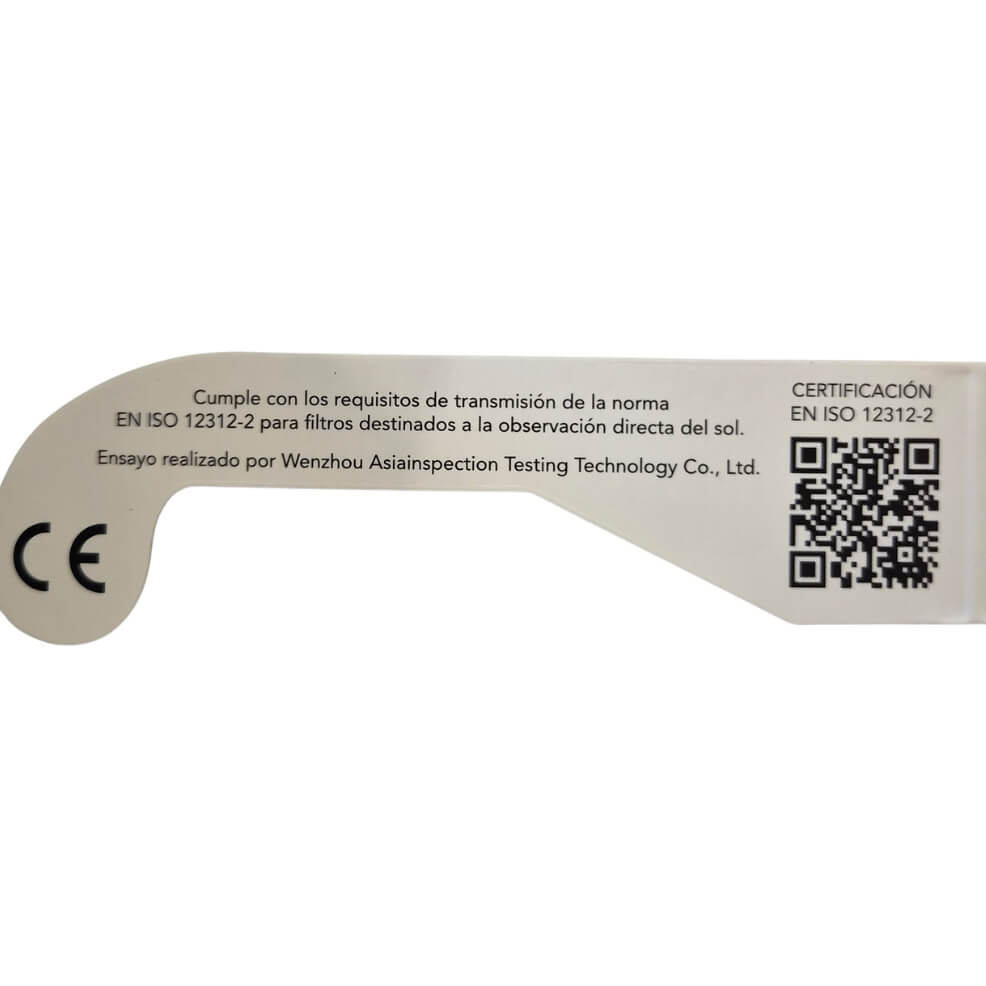 Zertifizierte Sonnenfinsternisbrille