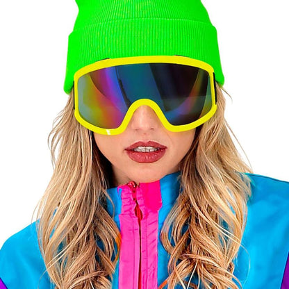 Gelbe Skibrille