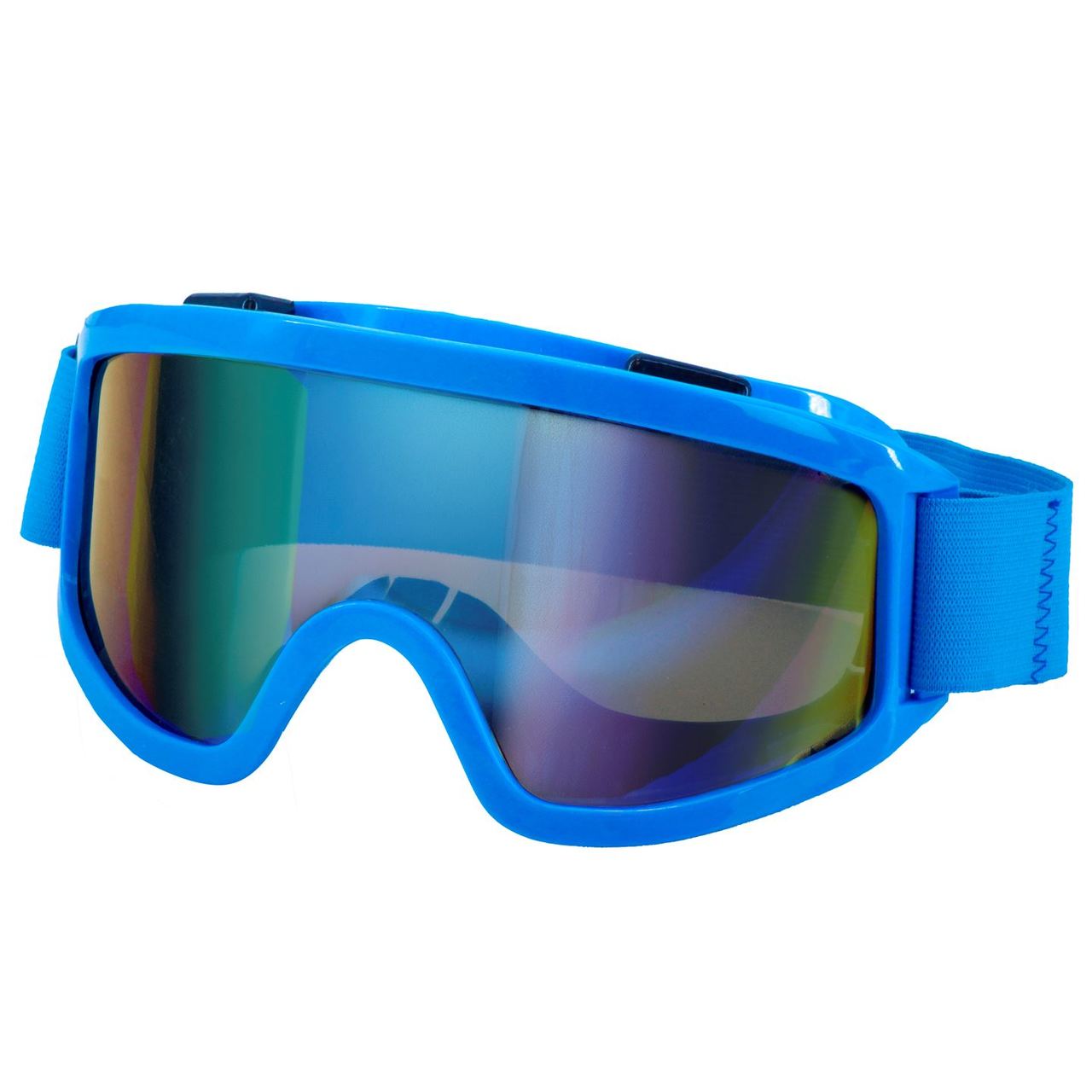 Blaue Skibrille