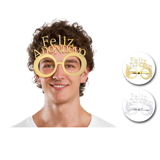 Frohes Neues Jahr Brille (Verschiedene Farben)