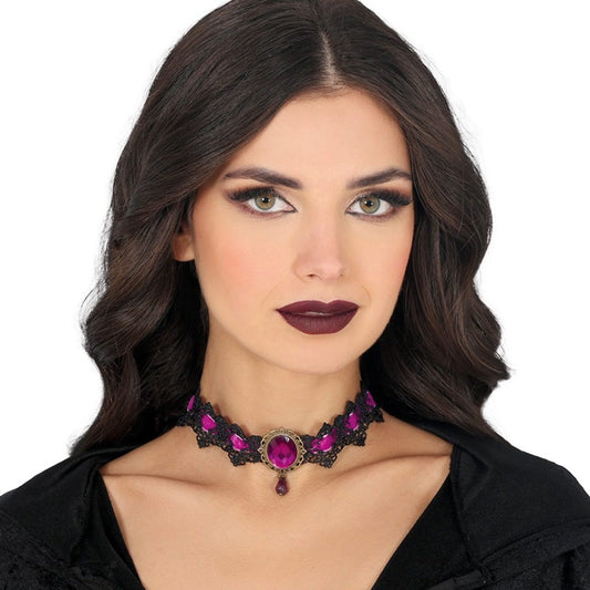 Gothic Halskette Lila