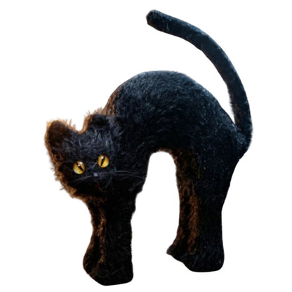 Wütende Schwarze-Katze