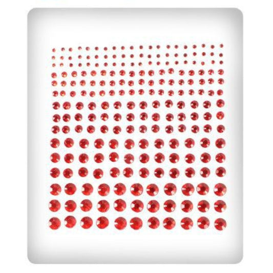 Rote Gesichtssteine