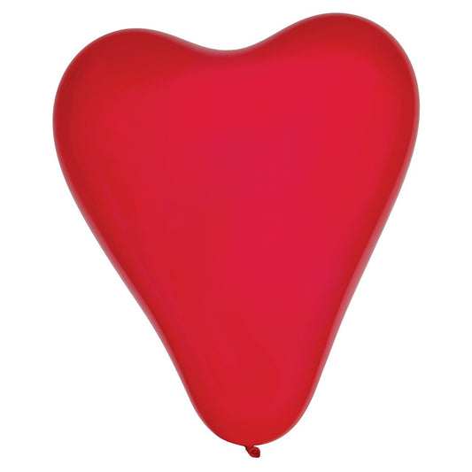 Rote Herzballons