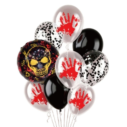 Halloween-Luftballons sortiert