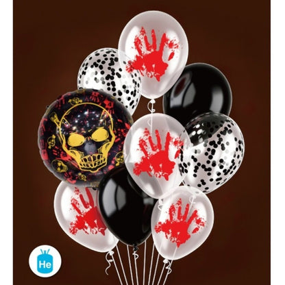Halloween-Luftballons sortiert