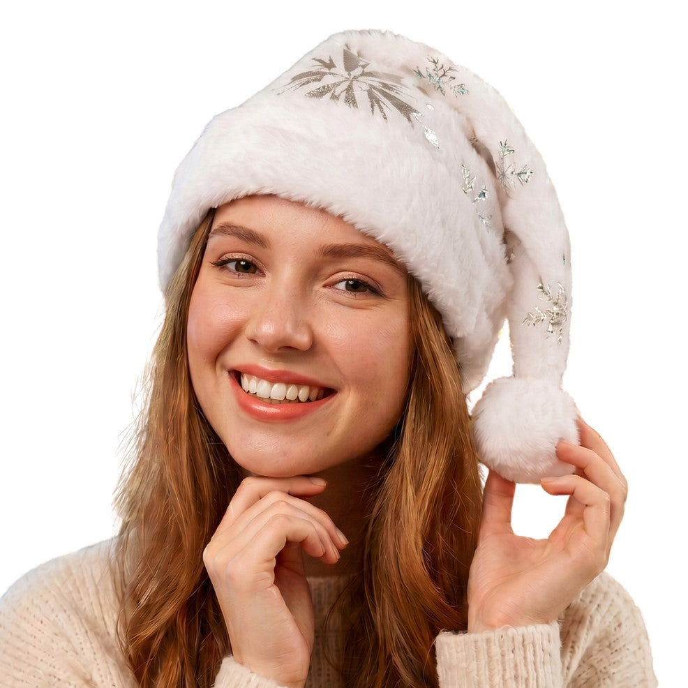 Weihnachtsmütze Schneeflocken
