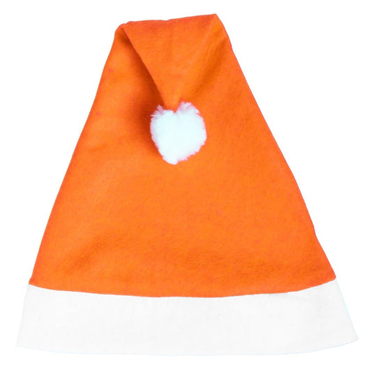 Orange Weihnachtsmütze