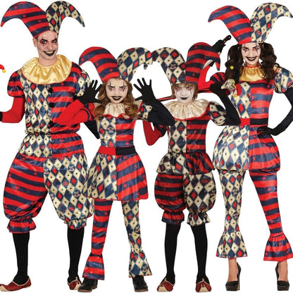 Dämonische Harlekin Gruppenkostüme