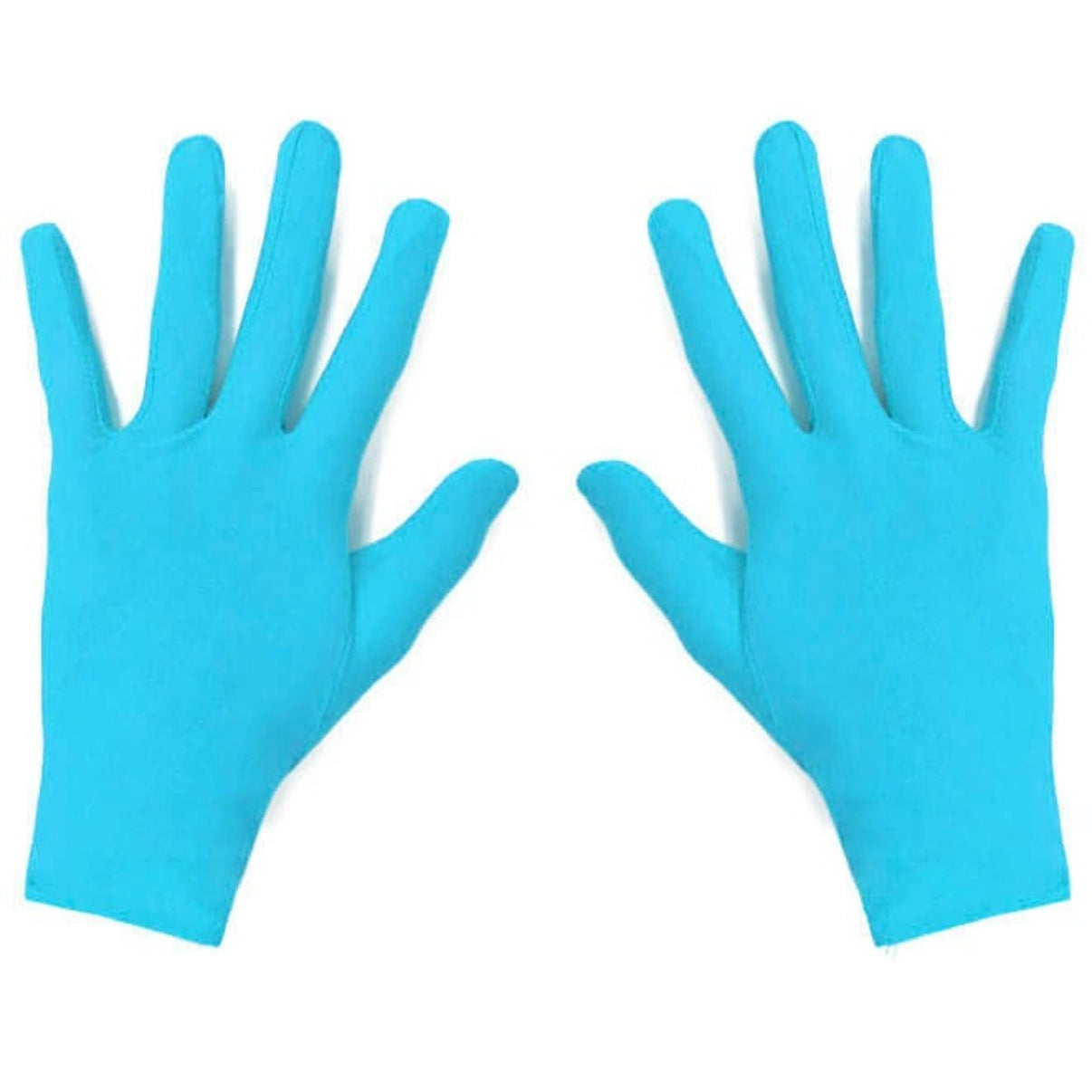 blaue handschuhe fasching Türkisblaue Handschuhe für Mottopartys