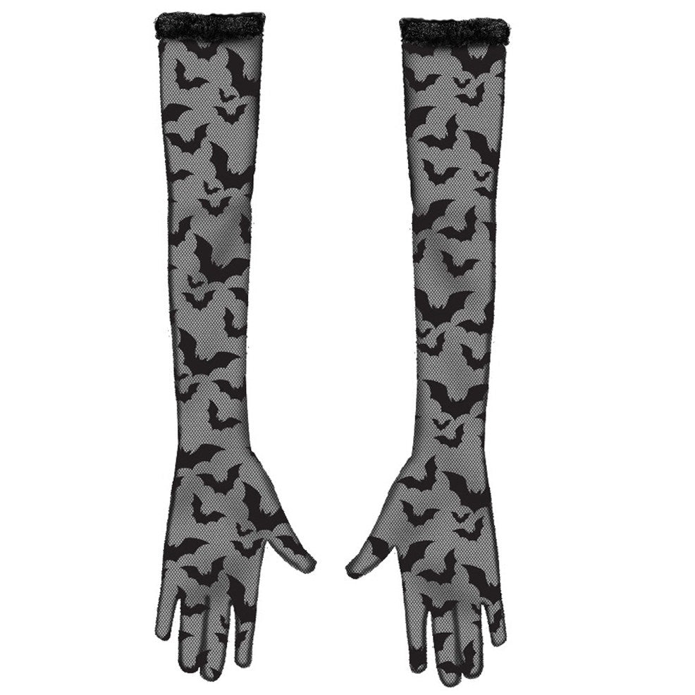 Lange Gothic Fledermaus Handschuhe
