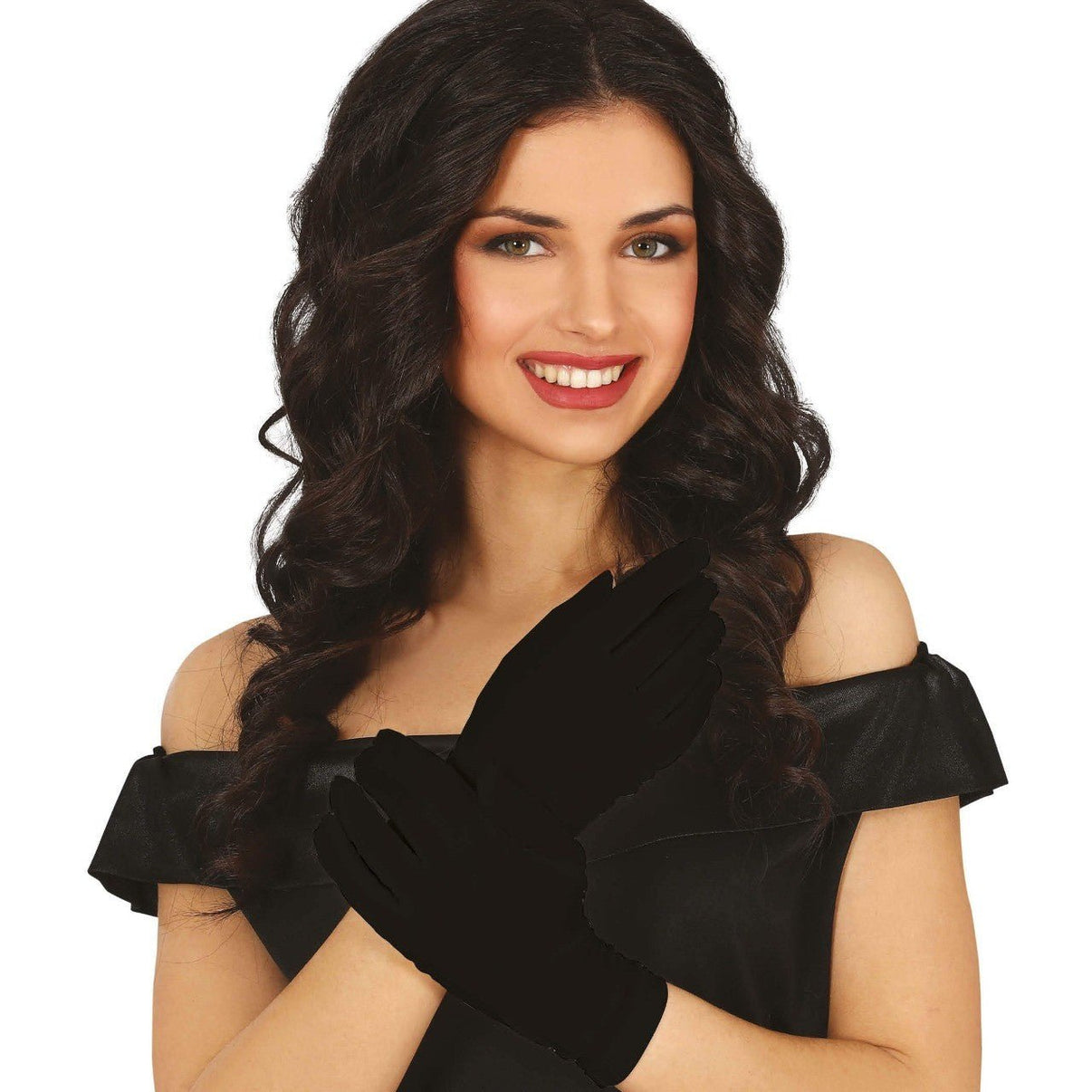 schwarze handschuhe kostüm Handschuhe Eco schwarz für Karneval | Costumalia