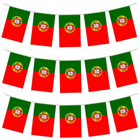 Portugal-Wimpelgirlande 10 m