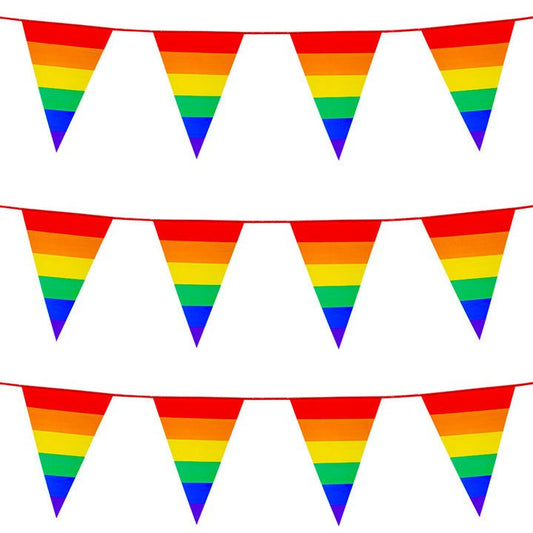 LGBT-Girlande bunt