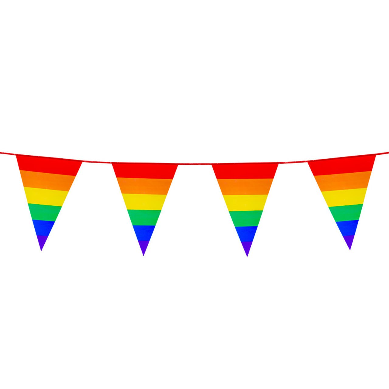 LGBT-Girlande bunt