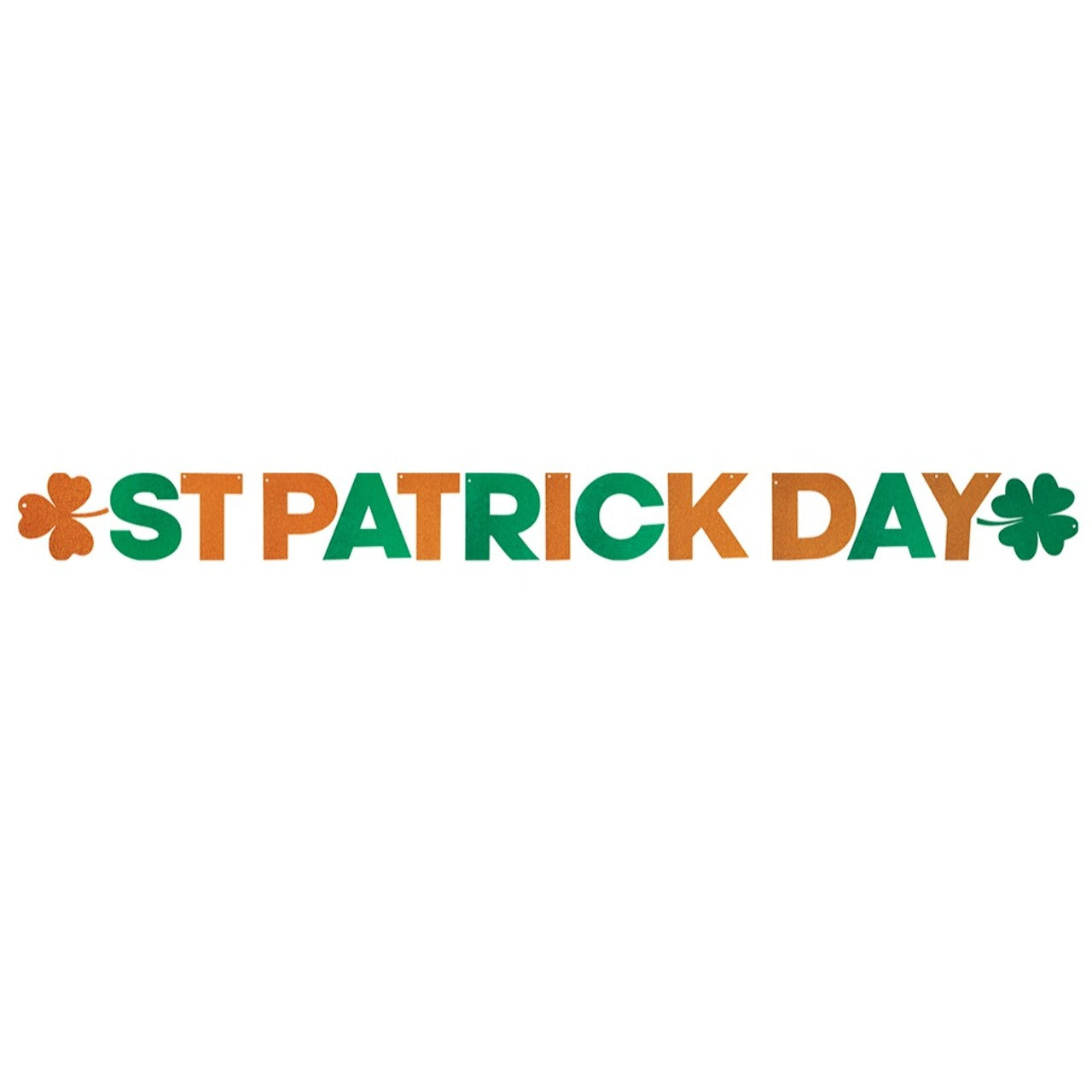 San-Patrick-Girlande Kleeblätter