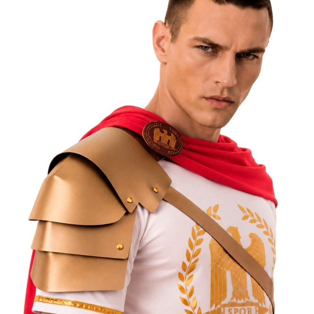 Goldene Gladiator-Rüstungs-Schulterpolster