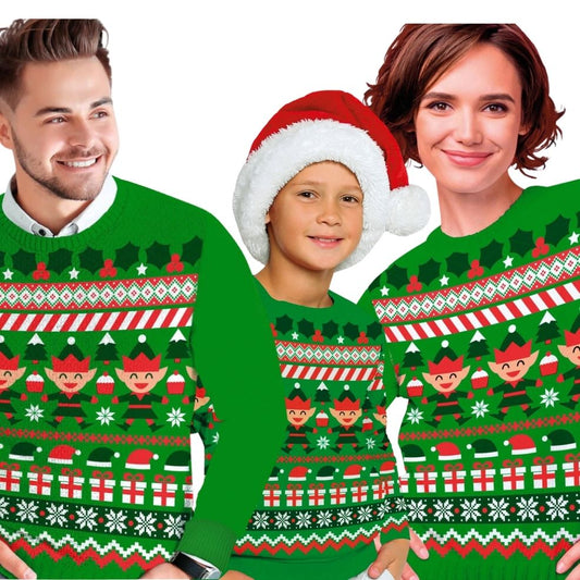 Weihnachtspullover Elf für Gruppen