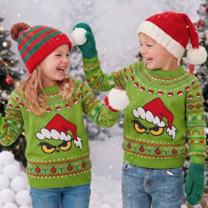 Weihnachtspullover Grinch Kinder