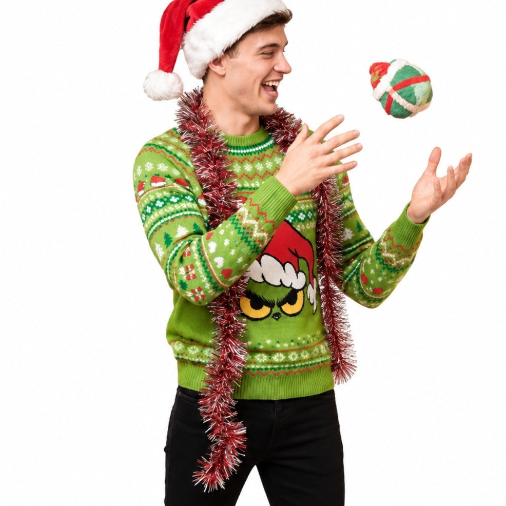 Weihnachtspullover Grinch