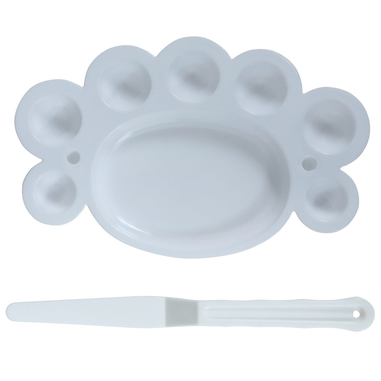 Schminkset: 5 Pinsel, Spatel und Palette