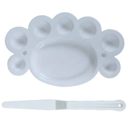 Schminkset: 5 Pinsel, Spatel und Palette
