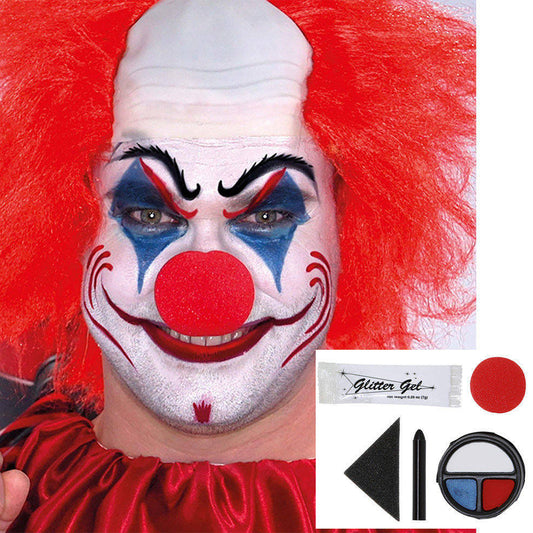 Clown Schminkset mit Nase