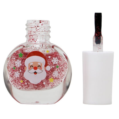 Nagellack- und Weihnachtsaufkleber-Set
