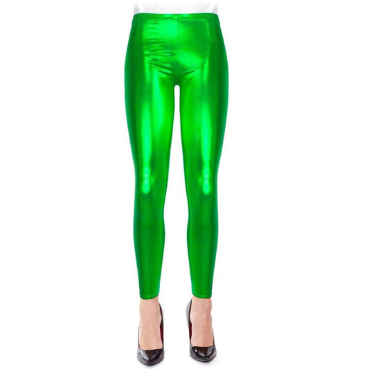 Legging Metallic Grün