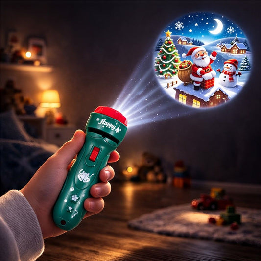 Weihnachtliche Projektor-Taschenlampe