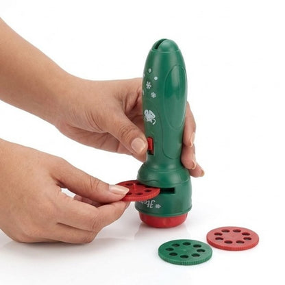 Weihnachtliche Projektor-Taschenlampe