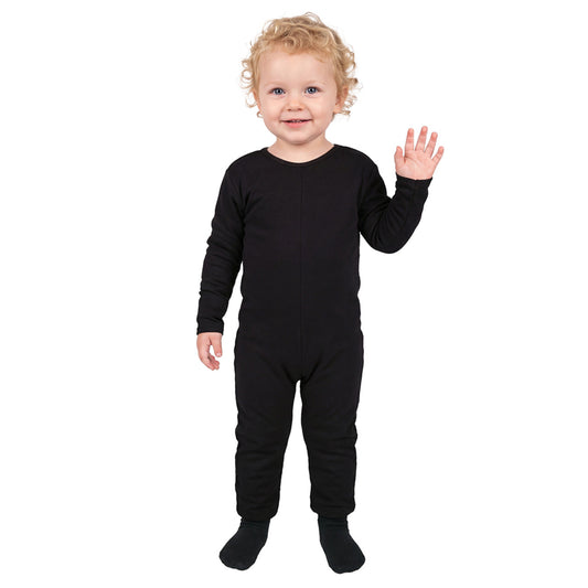 Ganzkörper Strumpfhose schwarz für Baby
