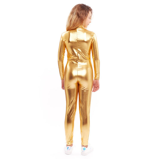 Ganzkörper Body Metallic-Gold für Kinder