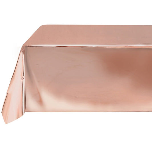 Tischdecke Metallic-Pink