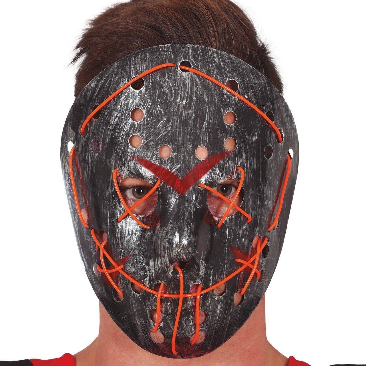 Mörder Jason-Maske mit Licht