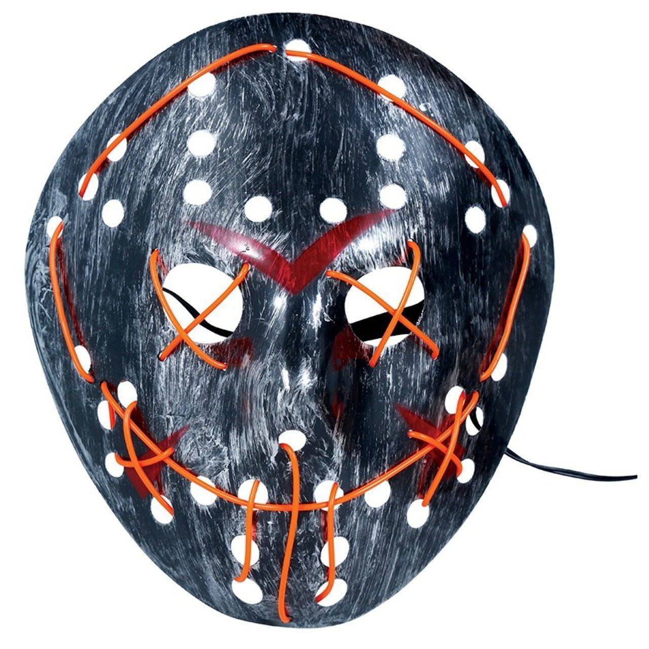 Mörder Jason-Maske mit Licht